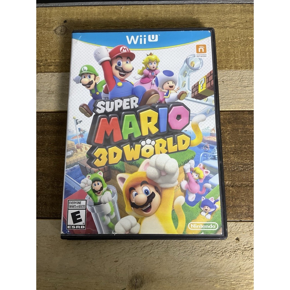 Nintendo Wii U Super Mario 3D World Video Game Complete Tested